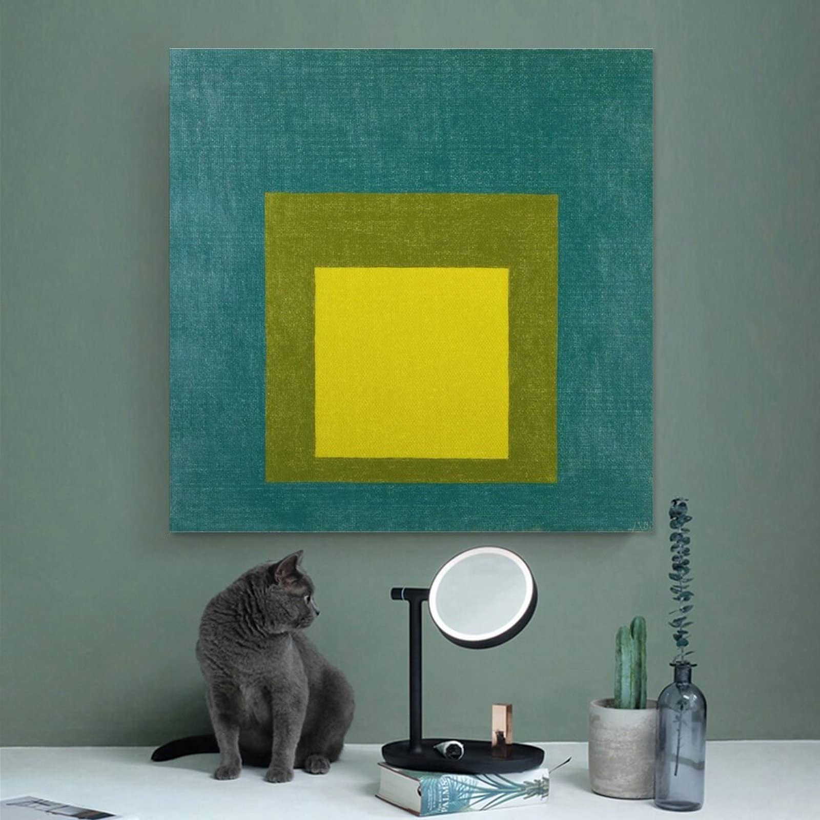 アートポスター ヨゼフ・アルバース エキシビジョンポスター BAUHAUSの画家『ヨゼフ・アルバース Josef Albers』スウェーデン